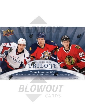 2014/15 Upper Deck Trilogy Hockey Hobby 8 Box Case