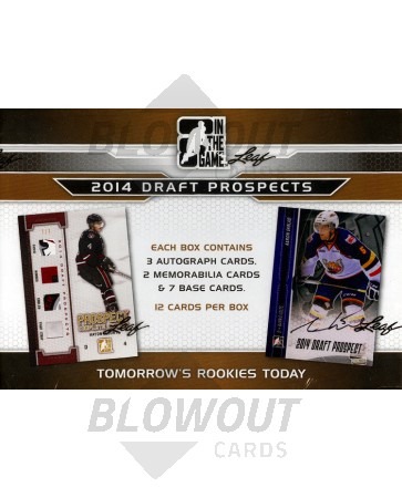 2014 In The Game (ITG) Draft Prospects Hockey 20 Box Case