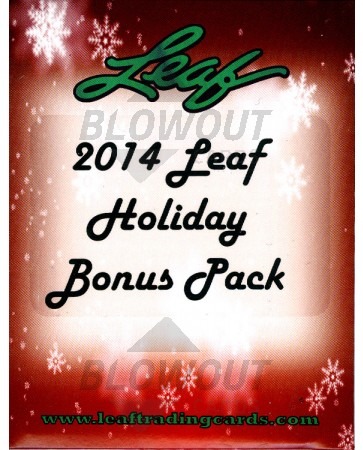 2014 Leaf Holiday 10 Pack Lot