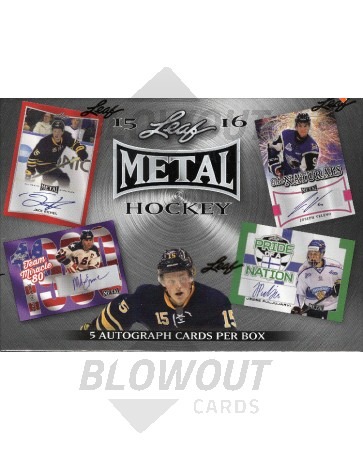 2015/16 Leaf Metal Hockey Box