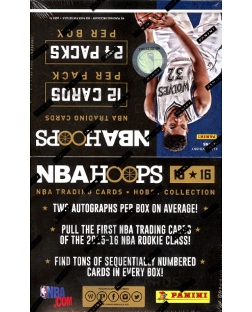 2015/16 Panini NBA Hoops Basketball Hobby 20 Box Case