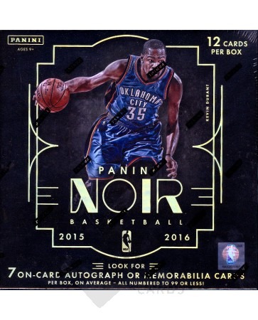 2015/16 Panini Noir Basketball Hobby 3 Box Case