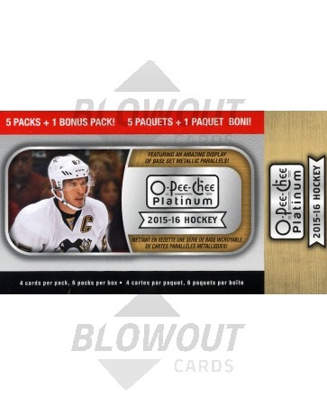 2015/16 O-Pee-Chee Platinum Hockey Blaster 20 Box Case