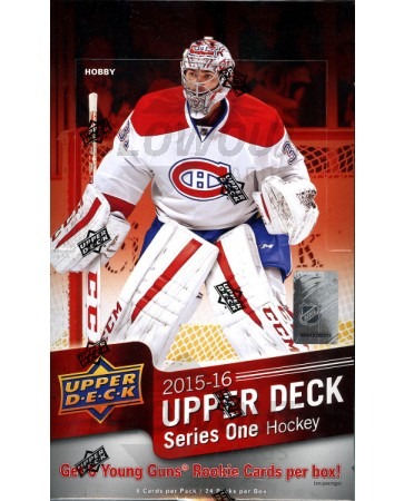 2015/16 Upper Deck Series 1 Hockey Hobby 12 Box Case
