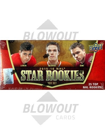 2015/16 Upper Deck Star Rookies Hockey 20 Set Case