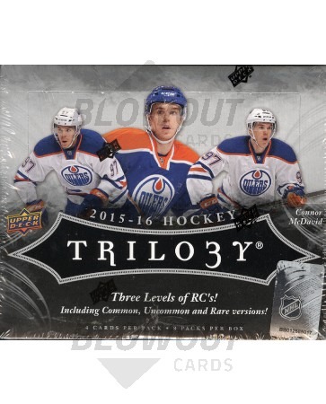 2015/16 Upper Deck Trilogy Hockey Hobby 18 Box Case