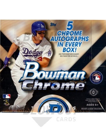 2015 Bowman Chrome Baseball Jumbo HTA 8 Box Case