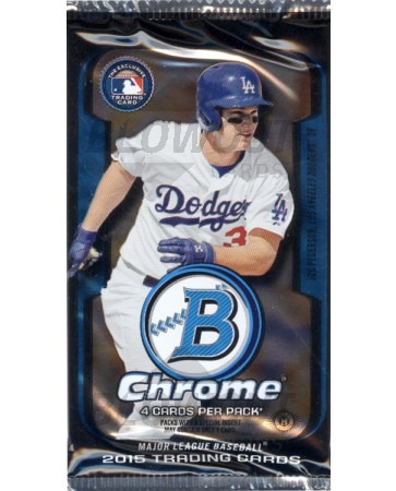 2015 Bowman Chrome Baseball Hobby Pack