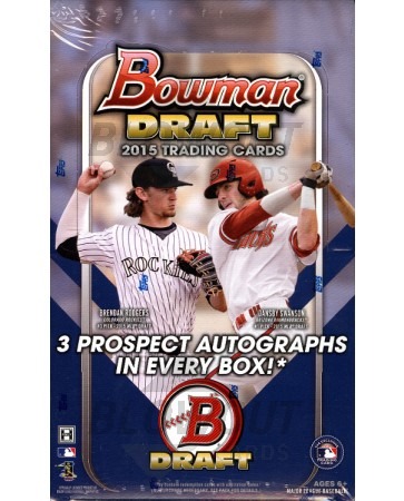 2015 Bowman Draft Picks & Prospects Baseball Jumbo Box