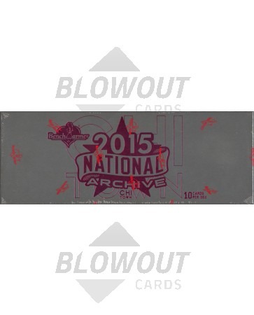 2015 Benchwarmer National Archives Trading Cards 20 Box Case