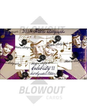 2015 Historic Autographs Celebrity 2 - 12 Box Case