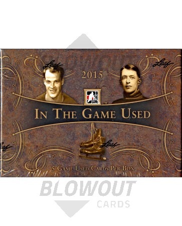 2015 In The Game Used Hockey 12 Box Case