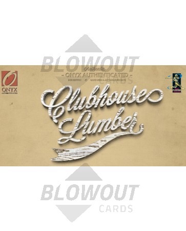 2015 Onyx Authenticated Clubhouse Collection Lumber Baseball Box