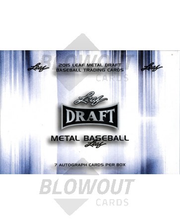 2015 Leaf Metal Draft Baseball Hobby 12 Box Case