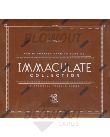 2015 Panini Immaculate Baseball Hobby Box