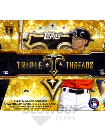2015 Topps Triple Threads Baseball Hobby Box