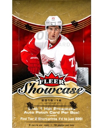 2015/16 Upper Deck Fleer Showcase Hockey Hobby Box