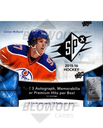 2015/16 Upper Deck SPx Hockey Hobby Box