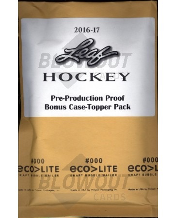 2017 Leaf Plates & Proofs Hockey Case Topper Pack