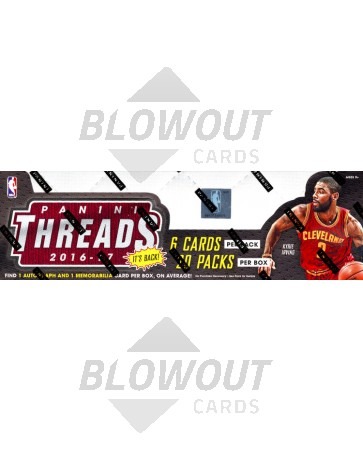 2016/17 Panini Threads Basketball Hobby Box