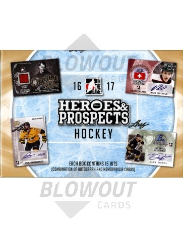 2016/17 Leaf ITG Heroes and Prospects Hockey Hobby Box