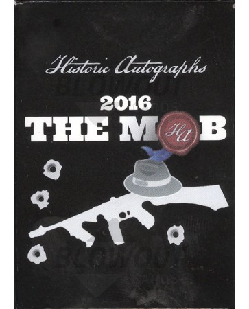 2016 Historic Autographs The Mob Premium Set 60 Box Case