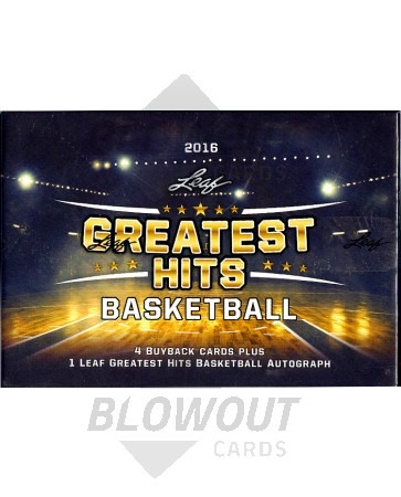 2016 Leaf Greatest Hits Basketball Box