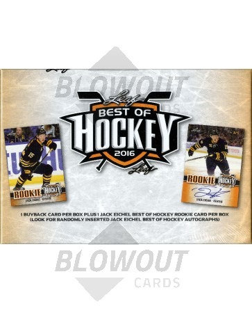 2016 Leaf Best of Hockey Hobby 4 Box Case