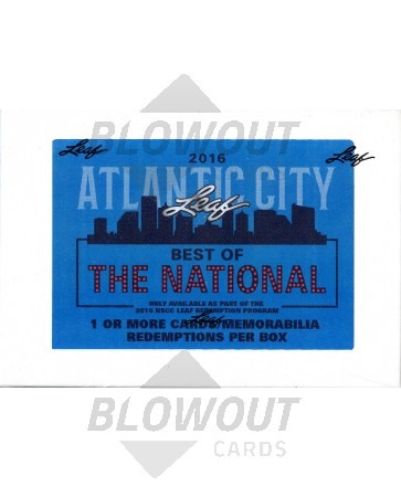 2016 Leaf Best Of The National Box