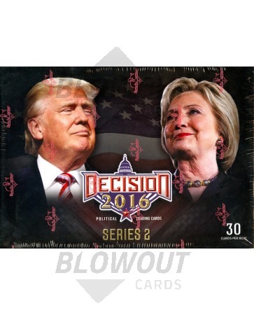 Decision 2016 Ser 2 Trading Cards - Box