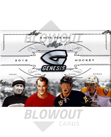 2016 Leaf Genesis Hockey 10 Box Case