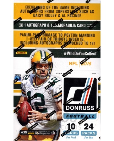 2016 Panini Donruss Football Hobby Box