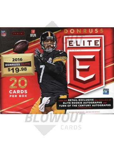 2016 Panini Donruss Elite Football Hanger Pack 20 Box Lot