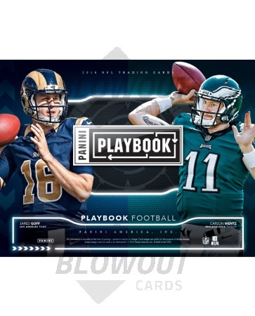 2016 Panini Playbook Football Hobby 15 Box Case