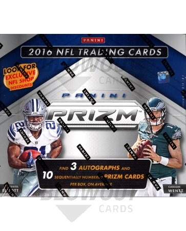 2016 Panini Prizm Football Jumbo 12 Box Case