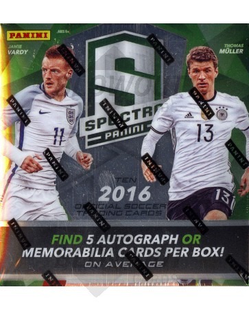 2016 Panini Spectra Soccer Hobby 6 Box Case