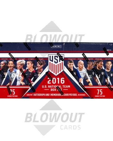 2016 Panini USA Soccer Set 10 Box Case