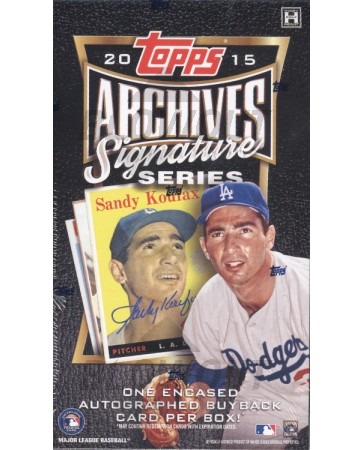 2015 Topps Archives Signature Series Baseball Hobby Box