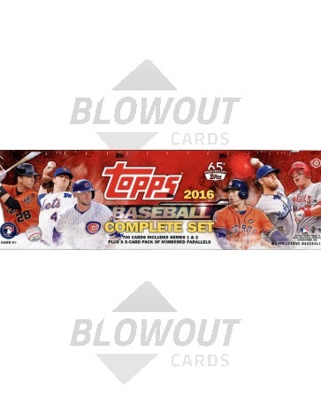 2016 Topps Complete Baseball Factory Set - 12 Set Case