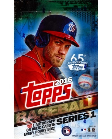 2016 Topps Series 1 Baseball Hobby Box