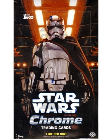 Topps Star Wars The Force Awakens Chrome Hobby 12 Box Case