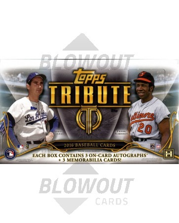 2016 Topps Tribute Baseball Hobby Box