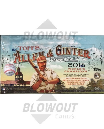 2016 Topps Allen & Ginter Baseball Hobby Box