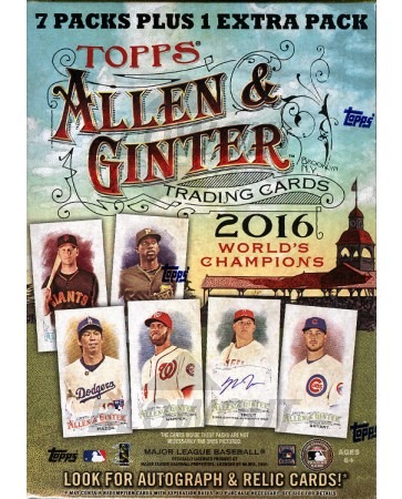 2016 Topps Allen & Ginter Baseball Blaster Box