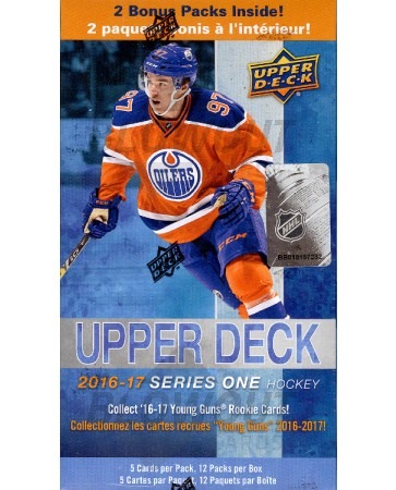 2016/17 Upper Deck Series 1 Hockey Blaster Box