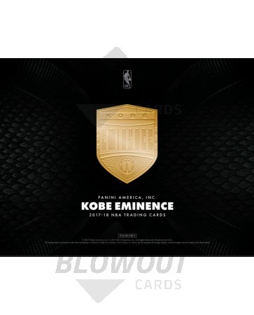 2017/18 Panini Kobe Eminence Basketball Hobby Case