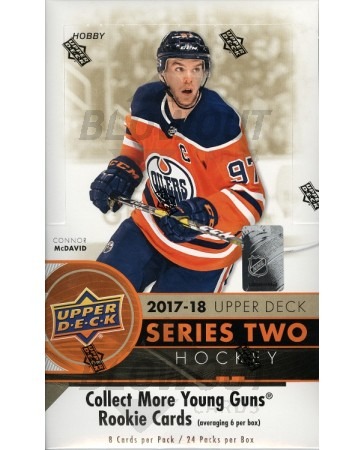 2017/18 Upper Deck Series 2 Hockey Hobby 12 Box Case
