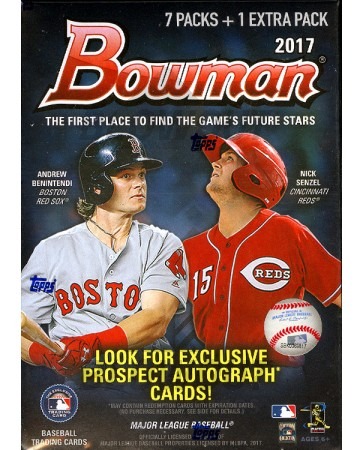 2017 Bowman Baseball Blaster 16 Box Lot