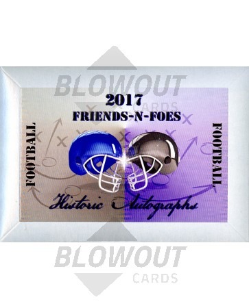 2017 Historic Autographs Friends-N-Foes Football 12 Box Case