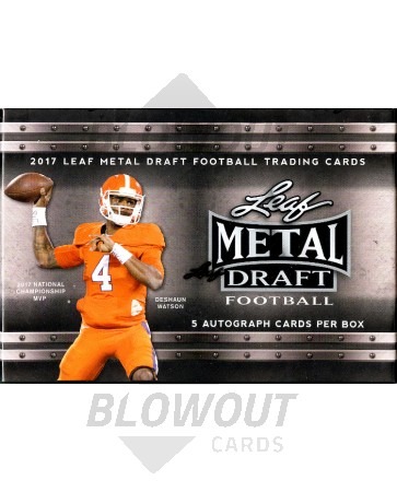 2017 Leaf Metal Draft Football Hobby Box